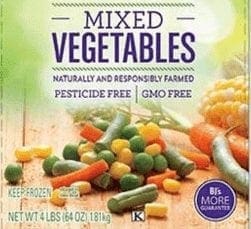 Vegetables recalled for Listeria.